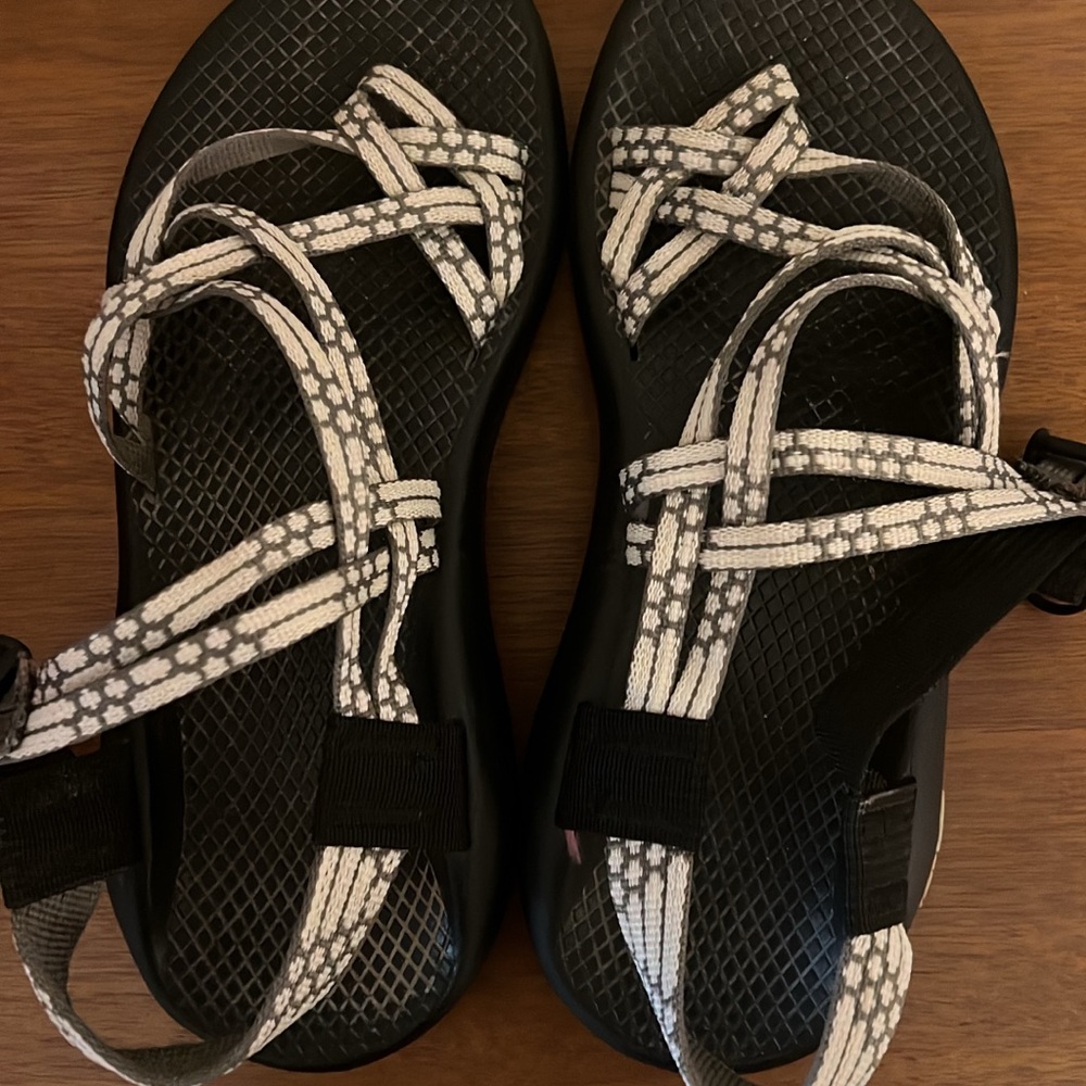 Chaco Black and White Women's Sandals